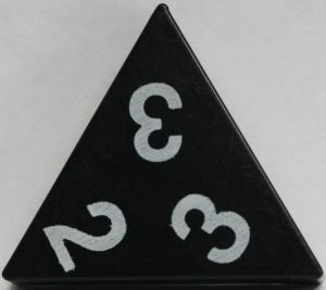 PARTS ONLY - Tri-Ominos Domino Game - (1) 2 3 3 Domino Tile Only