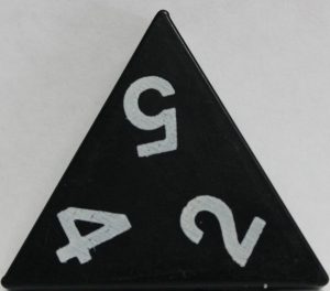 PARTS ONLY - Tri-Ominos Domino Game - (1) 2 4 5 Domino Tile Only