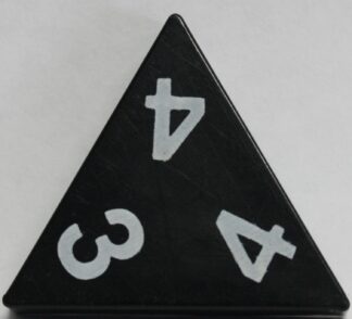 PARTS ONLY - Tri-Ominos Domino Game - (1) 4 4 3 Domino Tile Only