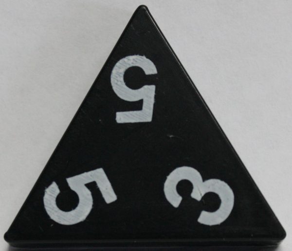 PARTS ONLY - Tri-Ominos Domino Game - (1) 3 5 5 Domino Tile Only