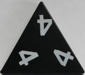 PARTS ONLY - Tri-Ominos Domino Game - (1) 4 4 4 Domino Tile Only