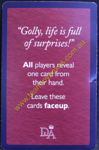 PARTS ONLY - Clue Downton Abbey Board Game - (1) #2 Clue Card Only
