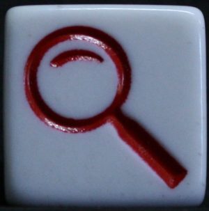 PARTS ONLY - Clue Downton Abbey Board Game - (1) Specialty Die Only