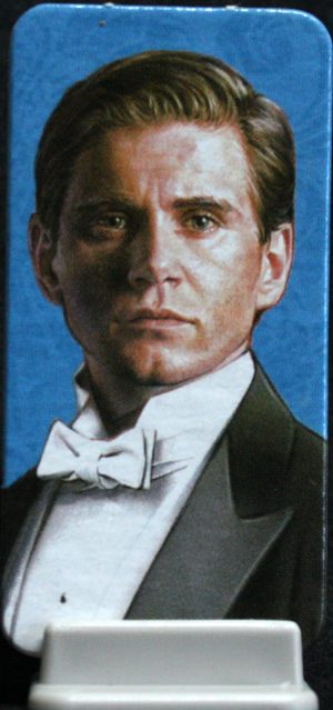 PARTS ONLY - Clue Downton Abbey Board Game - (1) Tom Branson Character Token and Stand Only