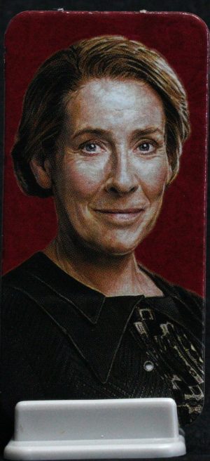 PARTS ONLY - Clue Downton Abbey Board Game - (1) Mrs Hughes Character Token and Stand Only