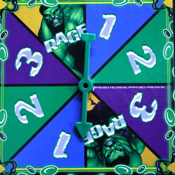 PARTS ONLY - Hulk 3D Rage Board Game - (1) Spinner Only