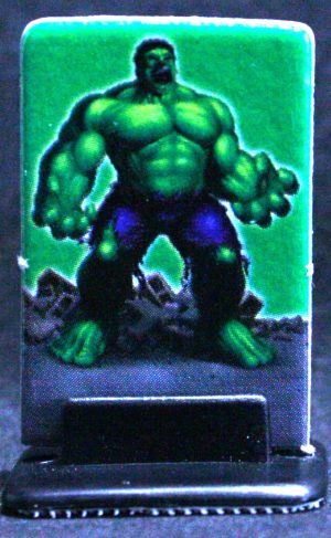 PARTS ONLY - Hulk 3D Rage Board Game - (1) Green Hulk Player Mover and Stand Only