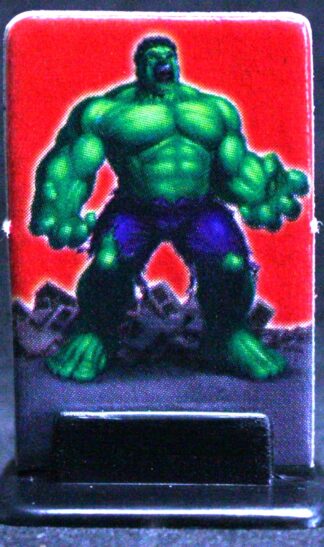 PARTS ONLY - Hulk 3D Rage Board Game - (1) Red Hulk Player Mover and Stand Only