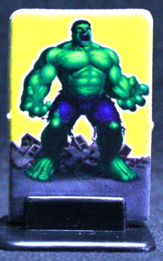 PARTS ONLY - Hulk 3D Rage Board Game - (1) Yellow Hulk Player Mover and Stand Only