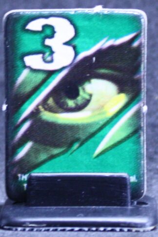 PARTS ONLY - Hulk 3D Rage Board Game - (1) Number 3 Gamma Token Only