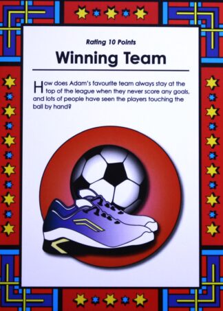 PARTS ONLY - I.Q. Challenge Lateral Thinking Game - (1) Pack of 10 Giant Puzzle Cards