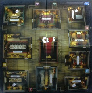 PARTS ONLY - Clue Downton Abbey Board Game - (1) Game Board Only