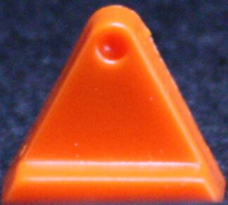 PARTS ONLY - Trivial Pursuit The Lord Of The Rings Trilogy Board Game - Set (4) Orange Scoring Wedges Only