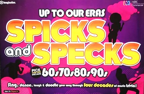 Spicks and Specks Board Game - Pre Owned