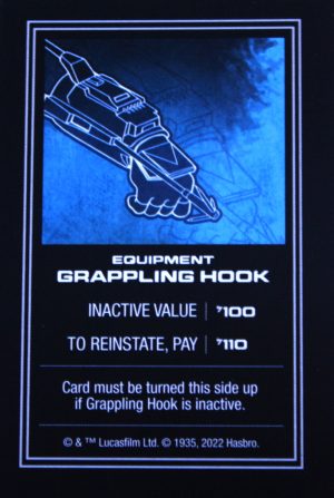 PARTS ONLY - Monopoly Star Wars Boba Fett Edition Board Game - (1) Grappling Hook Title Deed Card Only