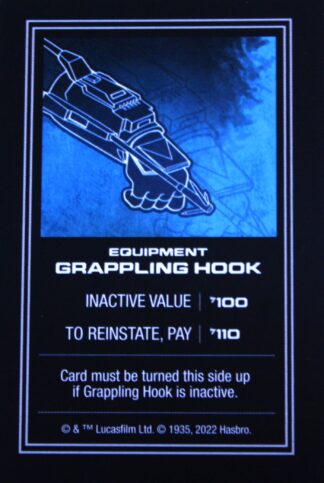 PARTS ONLY - Monopoly Star Wars Boba Fett Edition Board Game - (1) Grappling Hook Title Deed Card Only