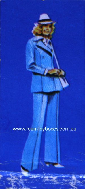 PARTS ONLY - Are You Being Served Board Game (1) Blue Character Card Only (no stand)