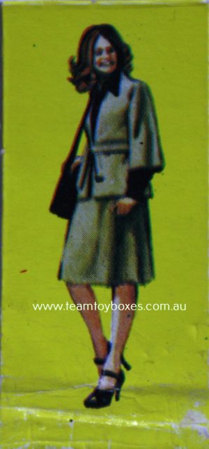 PARTS ONLY - Are You Being Served Board Game (1) Red Character Card Only (no stand)