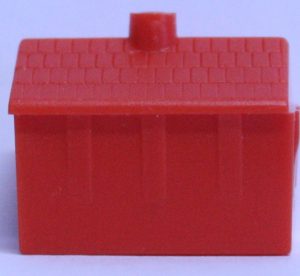 PARTS ONLY - Monopoly Board Game - (1) Red Hotel Only