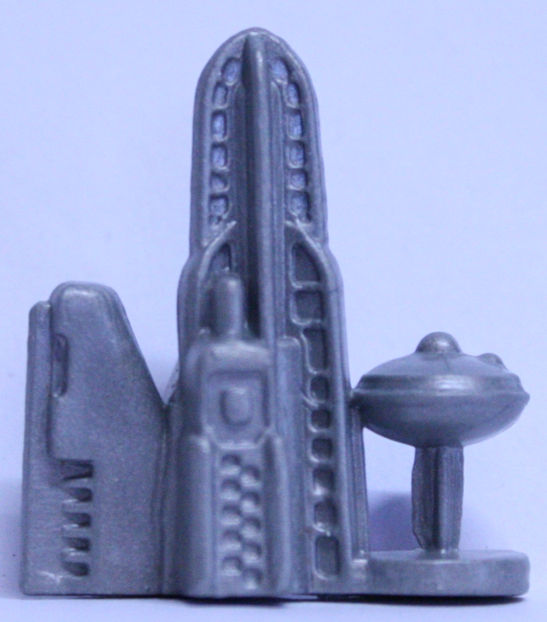 PARTS ONLY - Monopoly Board Game - (1) Silver Space City Hotel Only