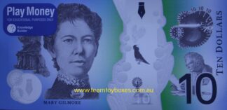 PARTS ONLY - Pocket Money Board Game (1) Pack of 6 $10 Play Money Only