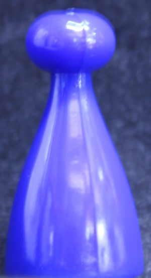PARTS ONLY - Pocket Money Board Game (1) Blue Plastic Token Only