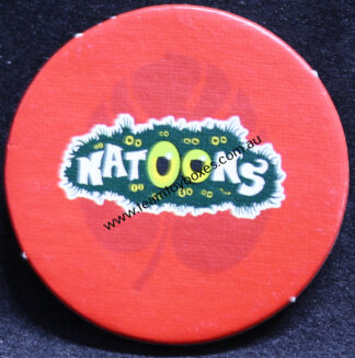 PARTS ONLY - Natoons Adventure Board Game - (1) Red Round Playing Disc Only