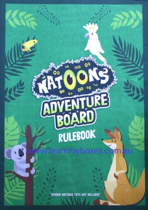 PARTS ONLY - Natoons Adventure Board Game - (1) Instructions Only