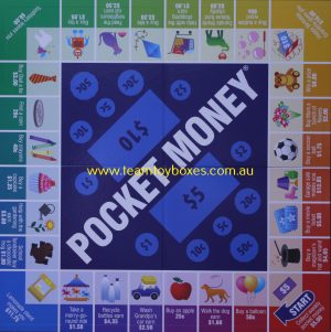 PARTS ONLY - Pocket Money Board Game (1) Game Board Only