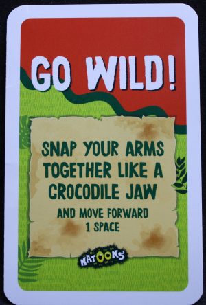 PARTS ONLY - Natoons Adventure Board Game - (1) Pack 15 Go Wild! Cards Only