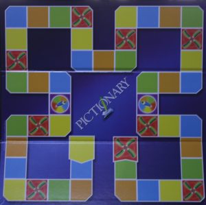 PARTS ONLY - Pictionary Board Game - (1) Game Board Only