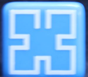 PARTS ONLY - Pictionary Board Game - (1) Blue Playing Cube Only
