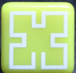 PARTS ONLY - Pictionary Board Game - (1) Lt Green Playing Cube Only
