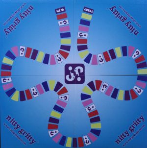 PARTS ONLY - Lets Get Down To The Nitty Gritty Board Game - (1) Game Board Only