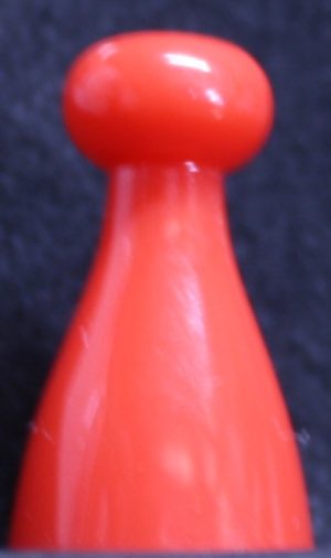 PARTS ONLY - Lets Get Down To The Nitty Gritty Board Game - (1) Red Token Only