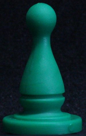 PARTS ONLY - Titanic The Board Game - (1) Green Playing Piece Only