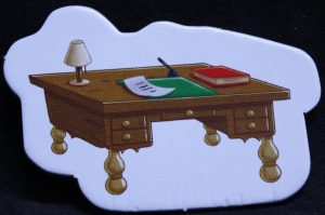 PARTS ONLY - Cluedo Junior The Case Of The Missing Chocolate Cake Board Game - (1) Desk Furniture Token Only