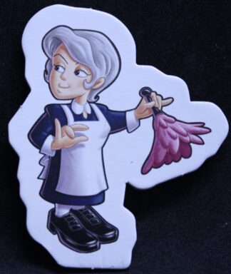 PARTS ONLY - Cluedo Junior The Case Of The Missing Chocolate Cake Board Game - (1) Mrs White Character Token Only