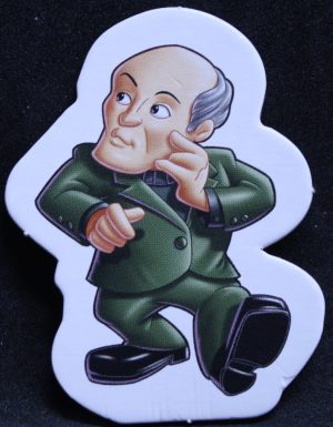 PARTS ONLY - Cluedo Junior The Case Of The Missing Chocolate Cake Board Game - (1) Reverend Green Character Token Only