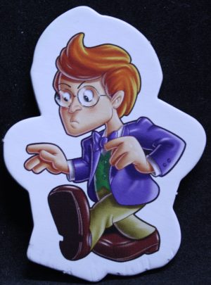 PARTS ONLY - Cluedo Junior The Case Of The Missing Chocolate Cake Board Game - (1) Professor Plum Character Token Only