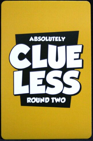 PARTS ONLY - Absolutely Clueless Party Game - (1) Pack of 35 Round Two Cards Only