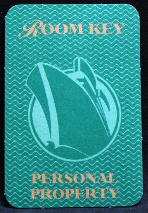 PARTS ONLY - Titanic The Board Game - (1) Green Room Key Personal Property Card Only