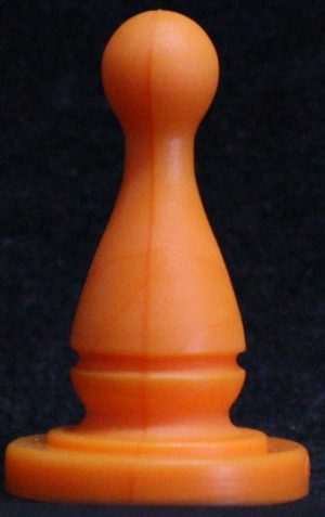 PARTS ONLY - Titanic The Board Game - (1) Orange Playing Piece Only