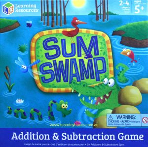 Sum Swamp Addition and Subtraction Board Game