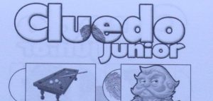 PARTS ONLY - Cluedo Junior The Case Of The Missing Chocolate Cake Board Game - (1) Double-sided Detective Notepad Sheet Only