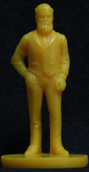 PARTS ONLY - Cluedo 2023 Edition Board Game - (1) Colonel Mustard Character Piece Only