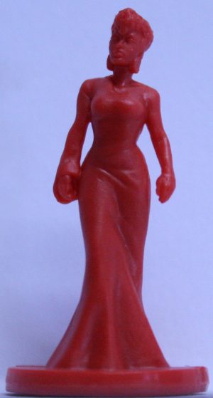 PARTS ONLY - Cluedo 2023 Edition Board Game - (1) Miss Scarlett Character Piece Only