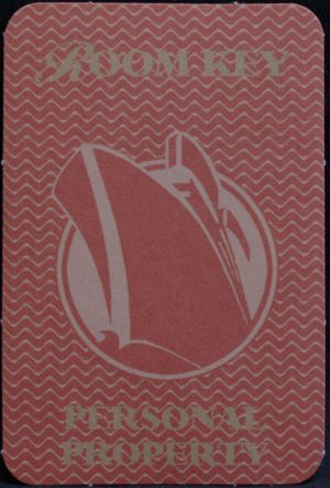 PARTS ONLY - Titanic The Board Game - (1) Orange Room Key Personal Property Card Only