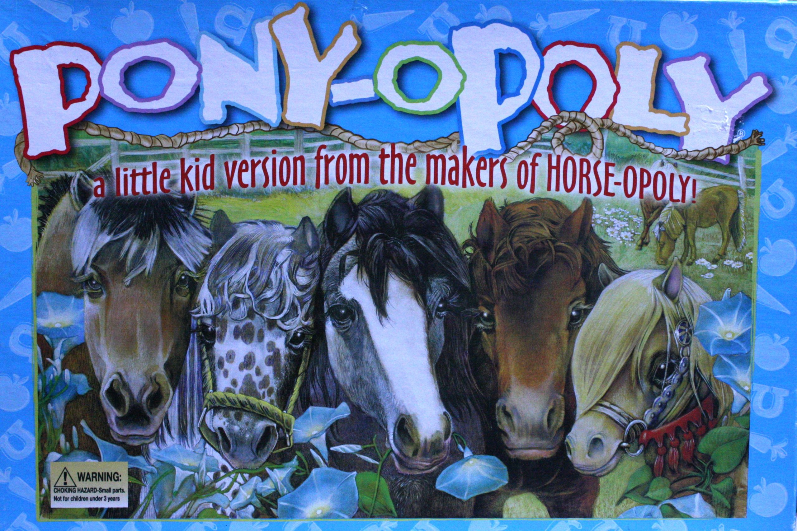 Pony-opoly Board Game - Pre Owned