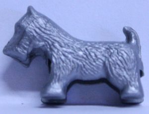 PARTS ONLY - MONOPOLY PLASTIC TOKEN - (1) Dog Token Only